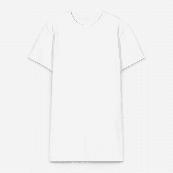 All-Over Print Cotton T-Shirt Dress