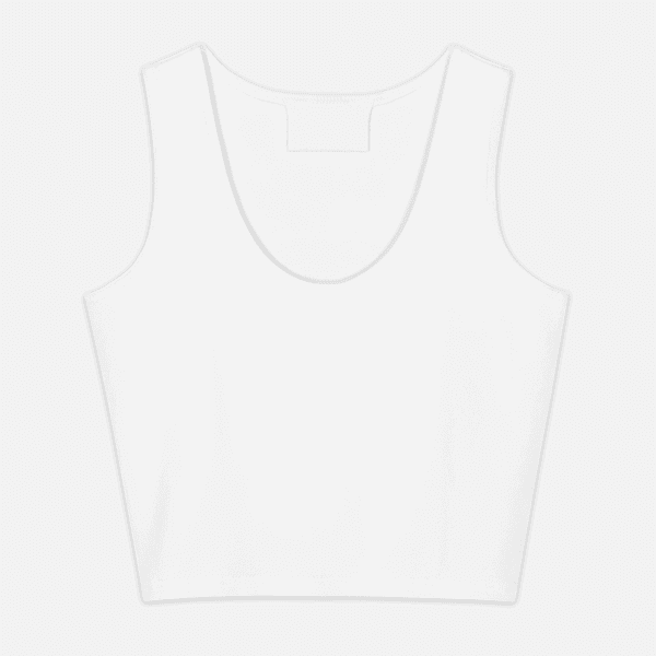 All-Over Print Cotton Crop Top